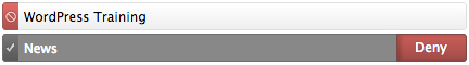 Deny post toggle