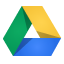 The Google Drive icon that, when clicked, takes users directly to their Google Drive's account.