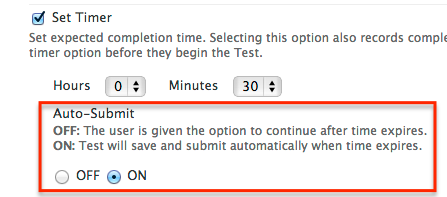 Auto Submit