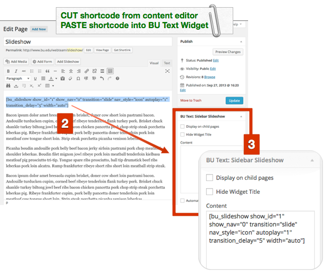 slideshow-into-widget