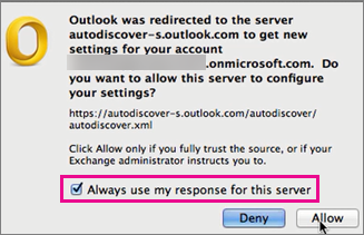 OutlookAlwaysAllowAutodiscover