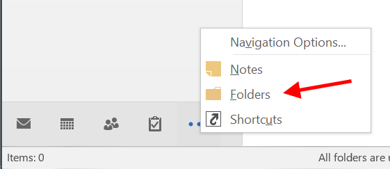 add public folder in outlook