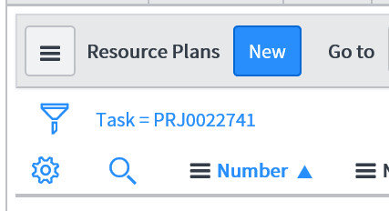 New resource request button