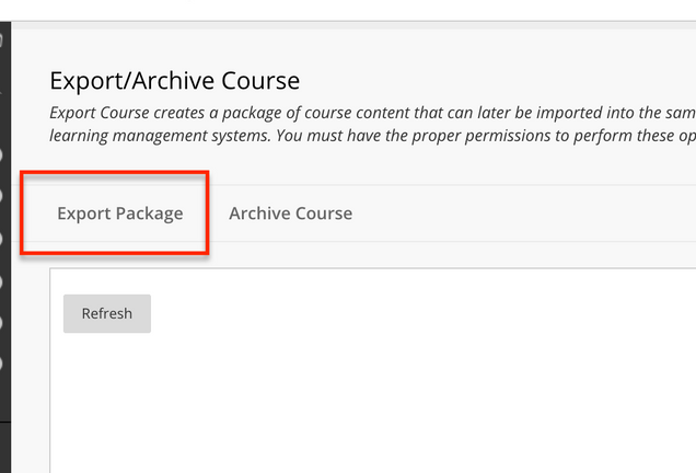 Export package