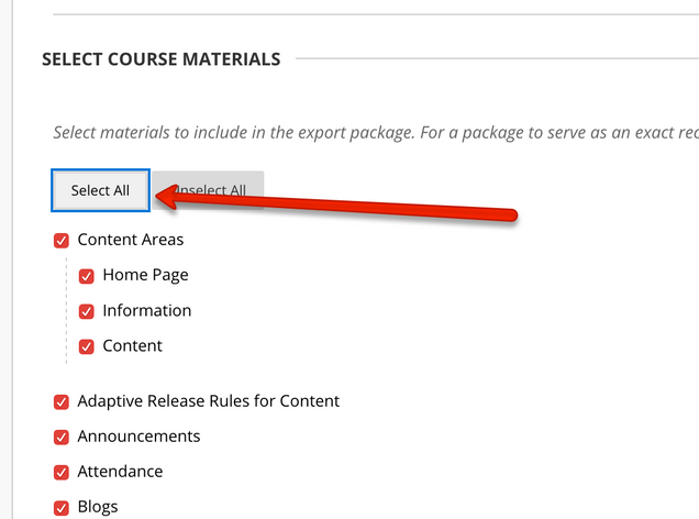 Select all option