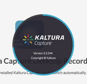 Kaltura Capture Loading Icon