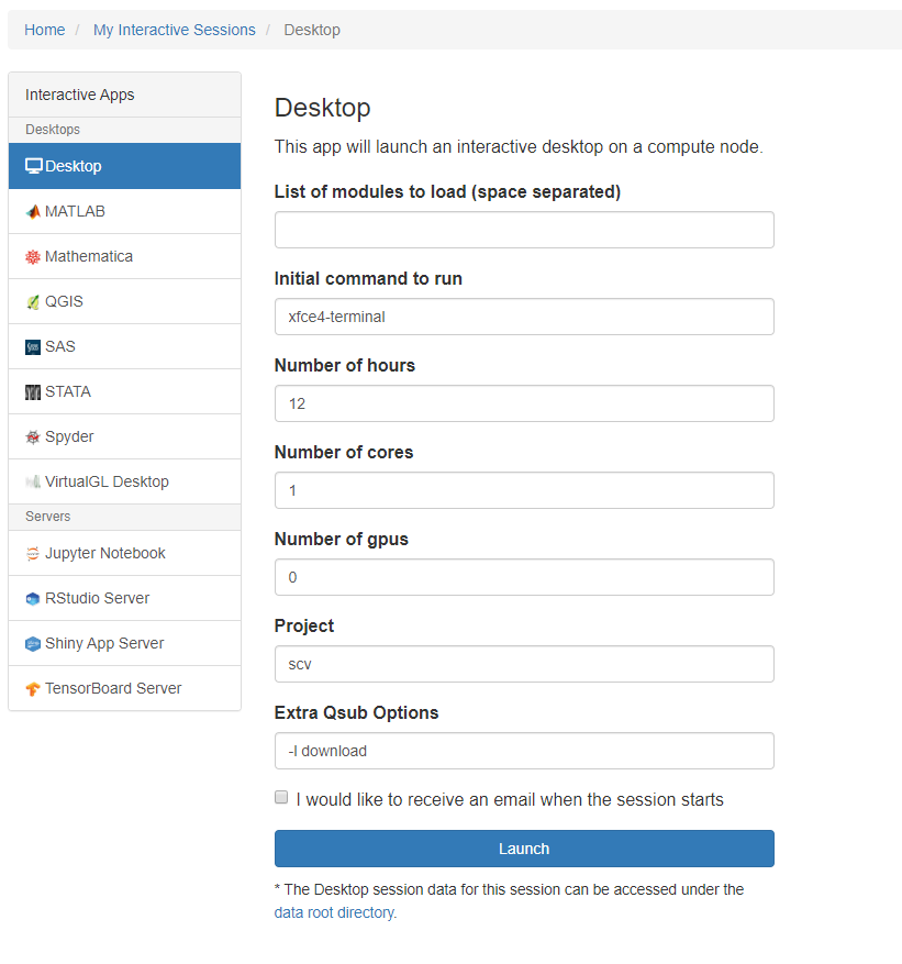 SCC OnDemand's Desktop session shows options for Remote desktop access for data transfer.