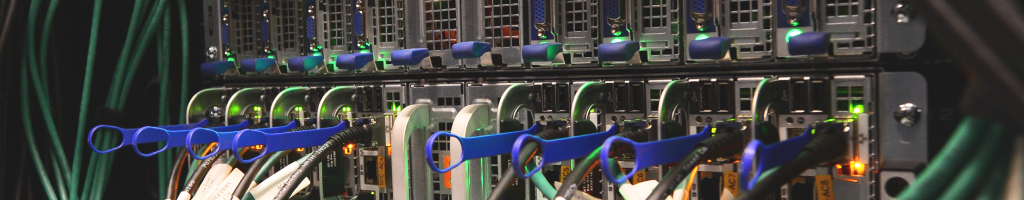 RCS Banner Image with an image of an SCC computing rack at the MGHPCC