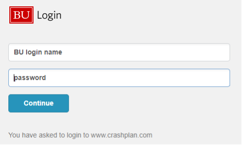 Input your login information. Input email in the top field, and your password in the field below it. 