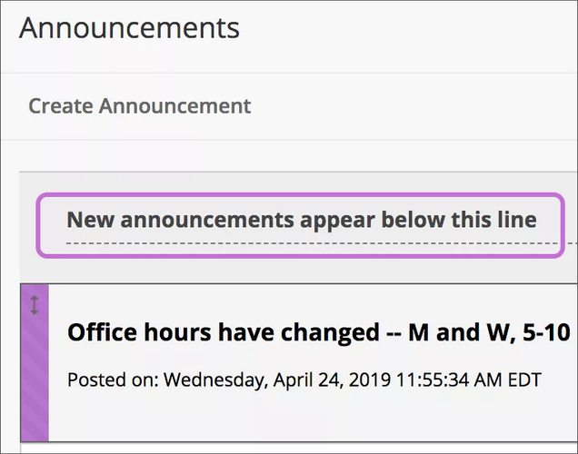 Preview of Reorder announcements