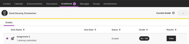 Google Assignments Grade in BB Ultra Gradebook