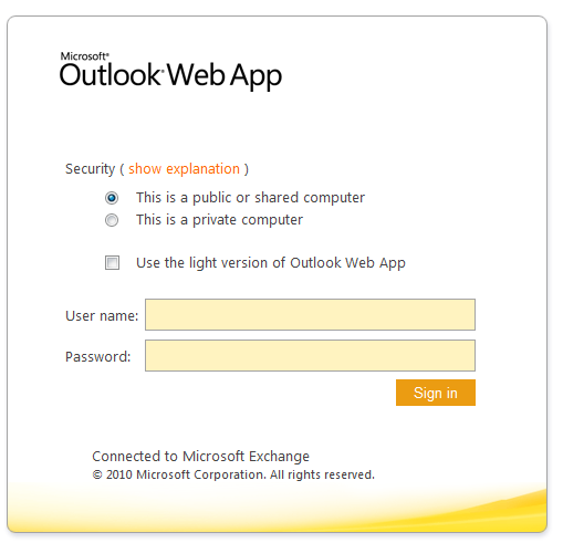 Outlook web ru