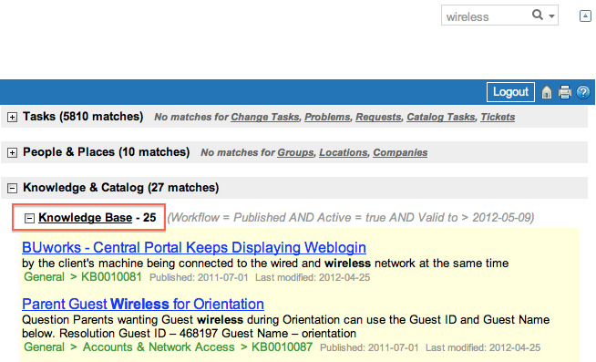 KB Search 2