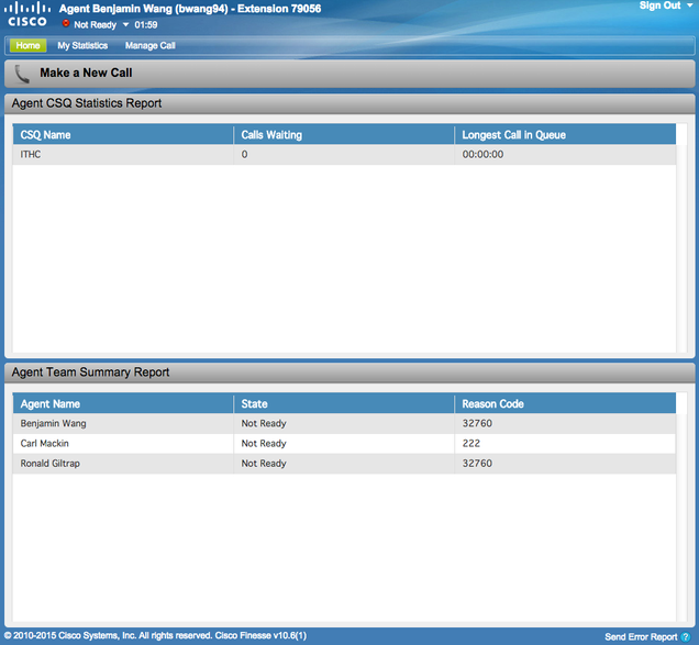 Cisco Agent Portal