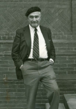 Robert Fitzgerald standing on steps.