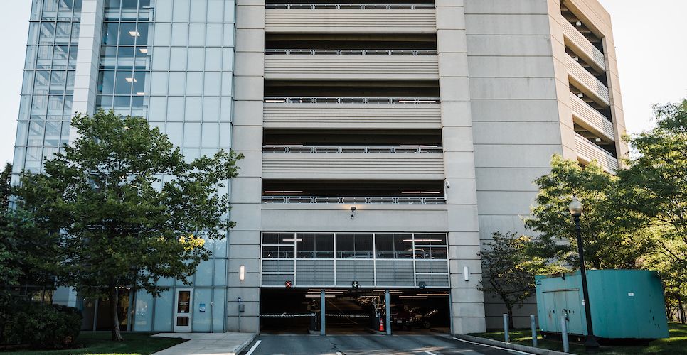 Parking Garage Entrance at 610 Albany Street