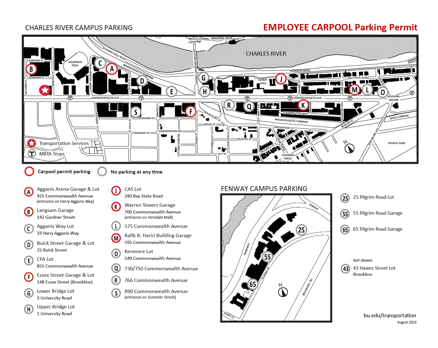 Employee Carpool Permit Transportation Services