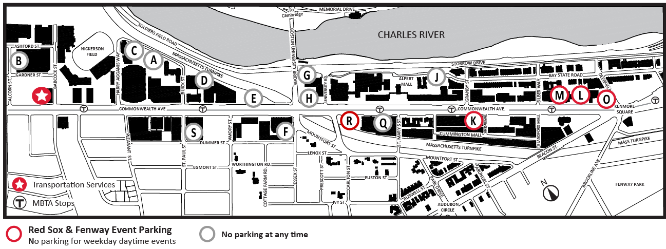 2023 : Map of Free Parking in Boston - SpotAngels