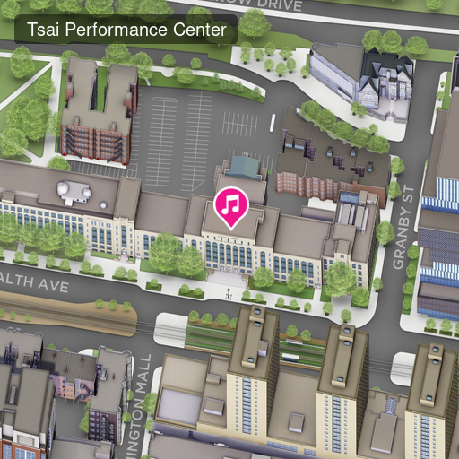 Map of Tsai's location within BU College of Arts & Sciences.