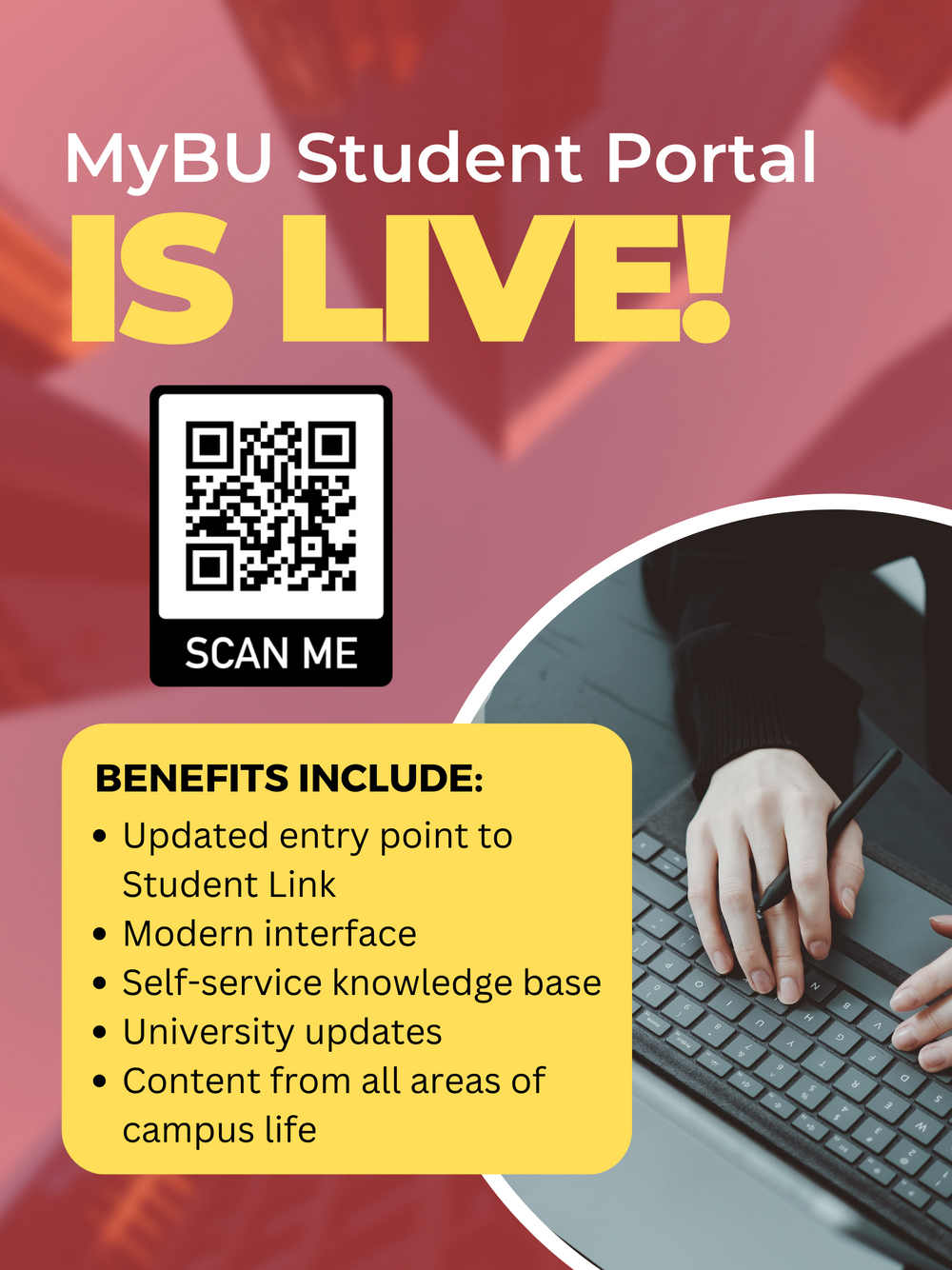 MyBU Student Portal University Service Center