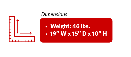 Weight and Dimensions