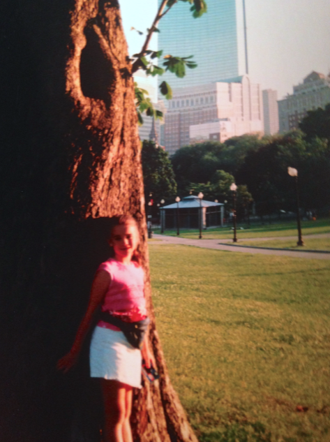 This is when I was seven years old and loved to explore the Boston Common and Public Gardens.