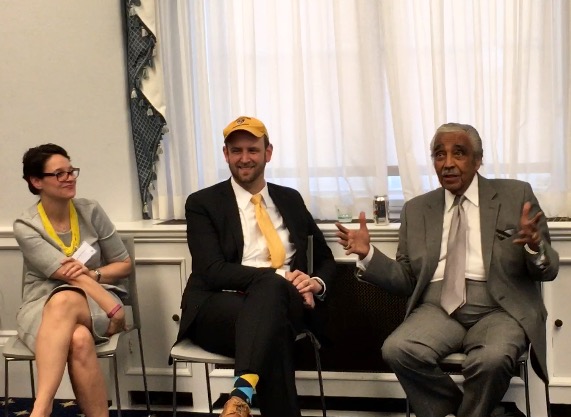 I took advantage of an opportunity to attend an event where my boss, Congressman Rangel,  spoke about the future of education in the United States with the CEO and Founder of Democracy Prep charter schools. 