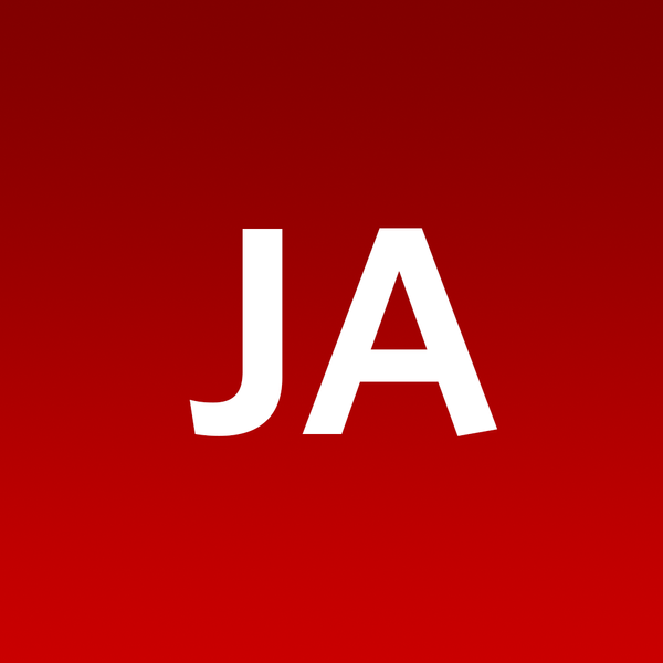 The initials JA