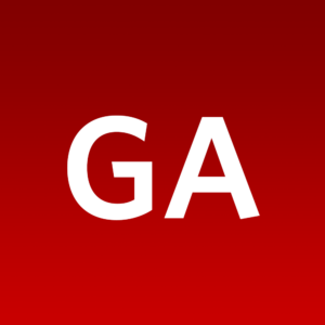 The initials GA