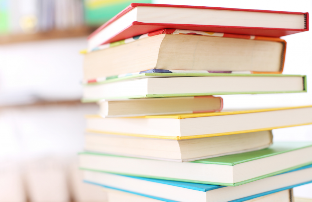 stack of books