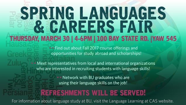 Spring 2017 Language Fair