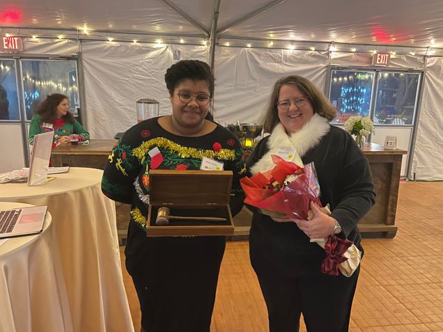 Marly Thomas and Barbara Rotger, BUWG presidents