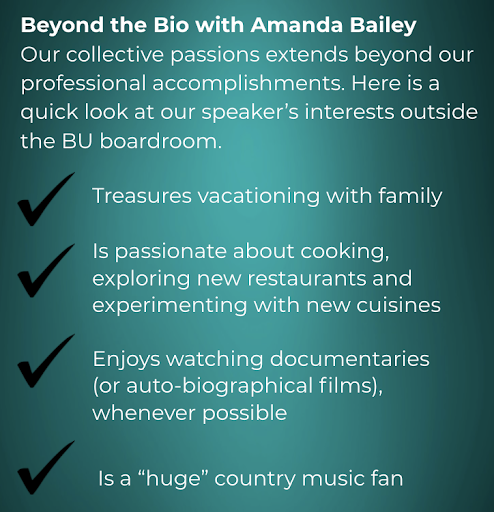 Amanda Bailey bio highlights