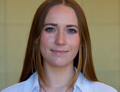 Portrait of Katie McHugh.